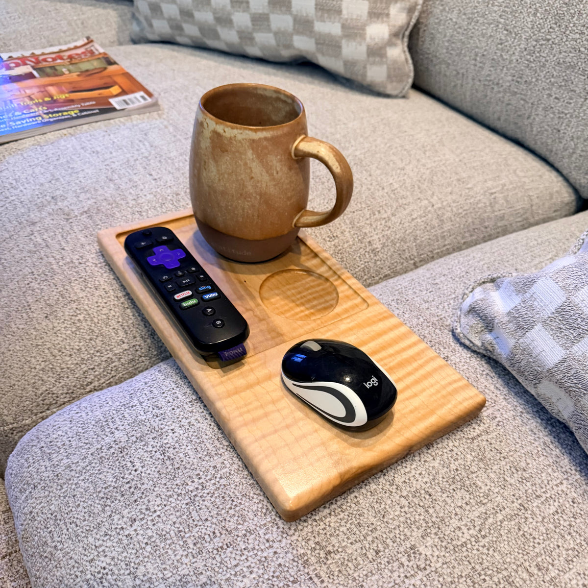 Couch Caddy for drinks