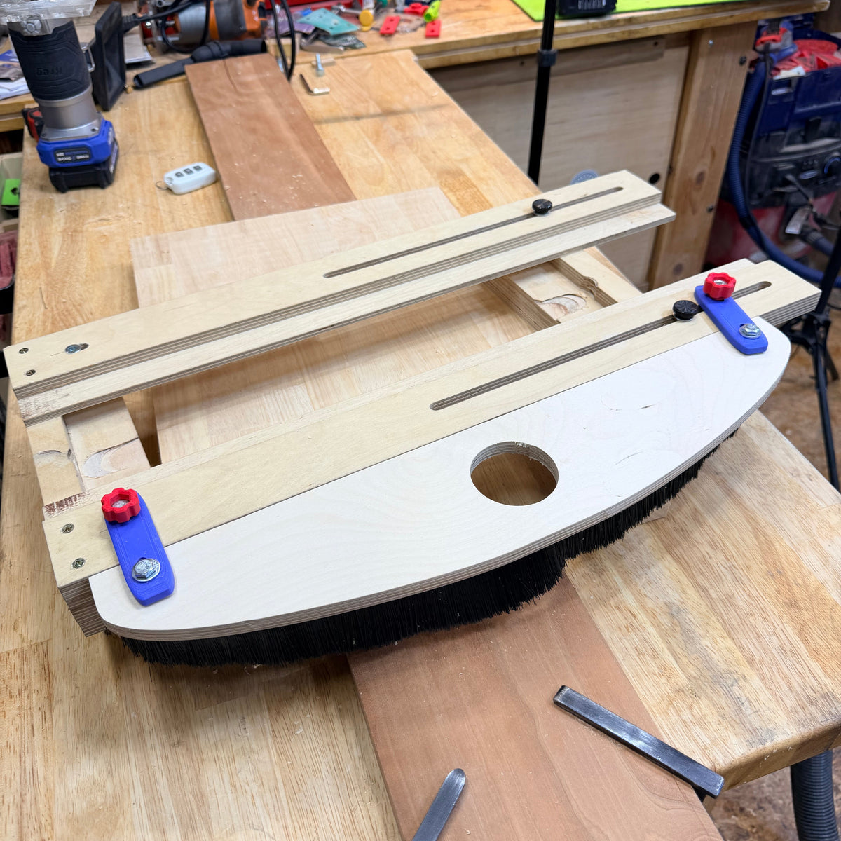 Dust Collection for Big Trim Flattening Sled