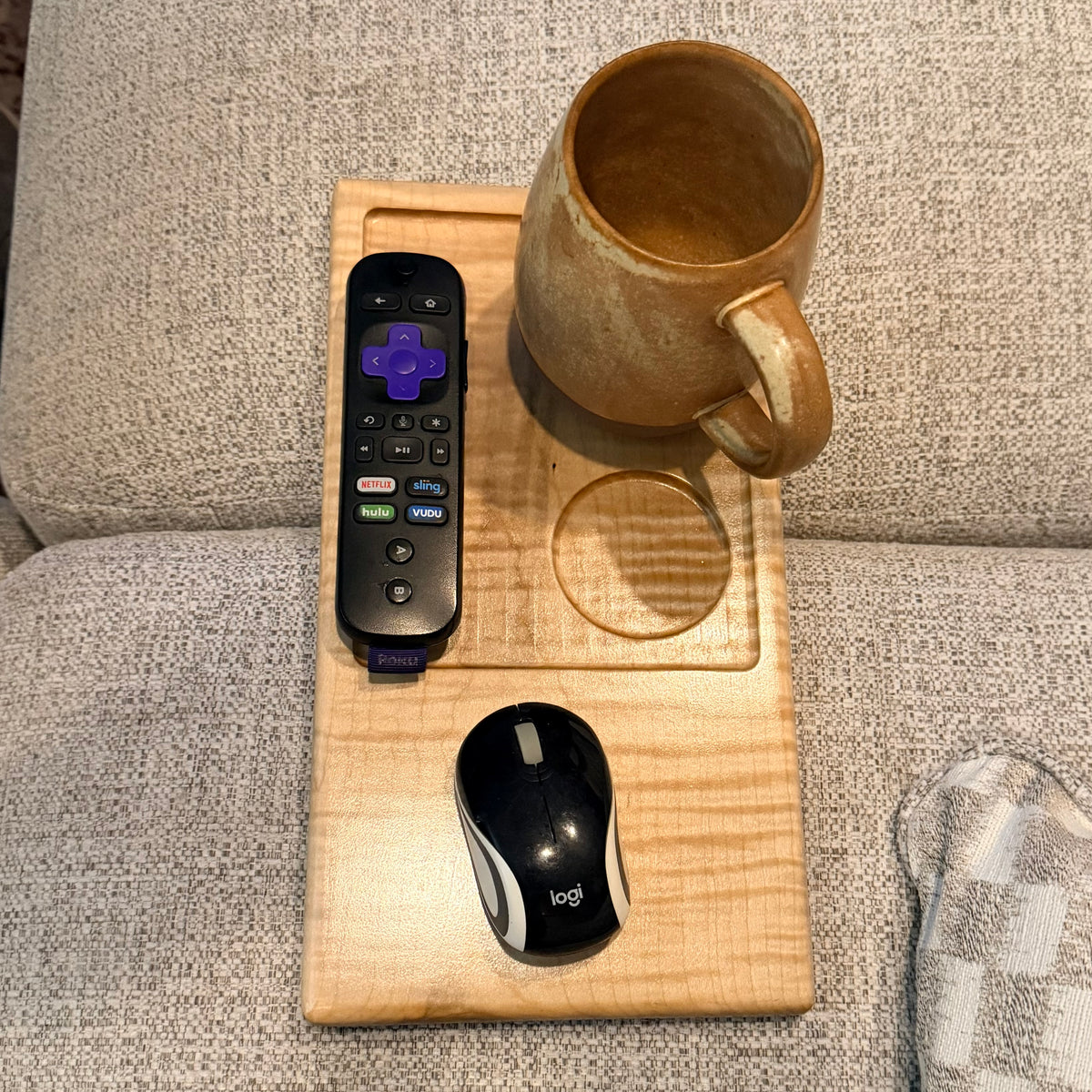 Couch Caddy for drinks