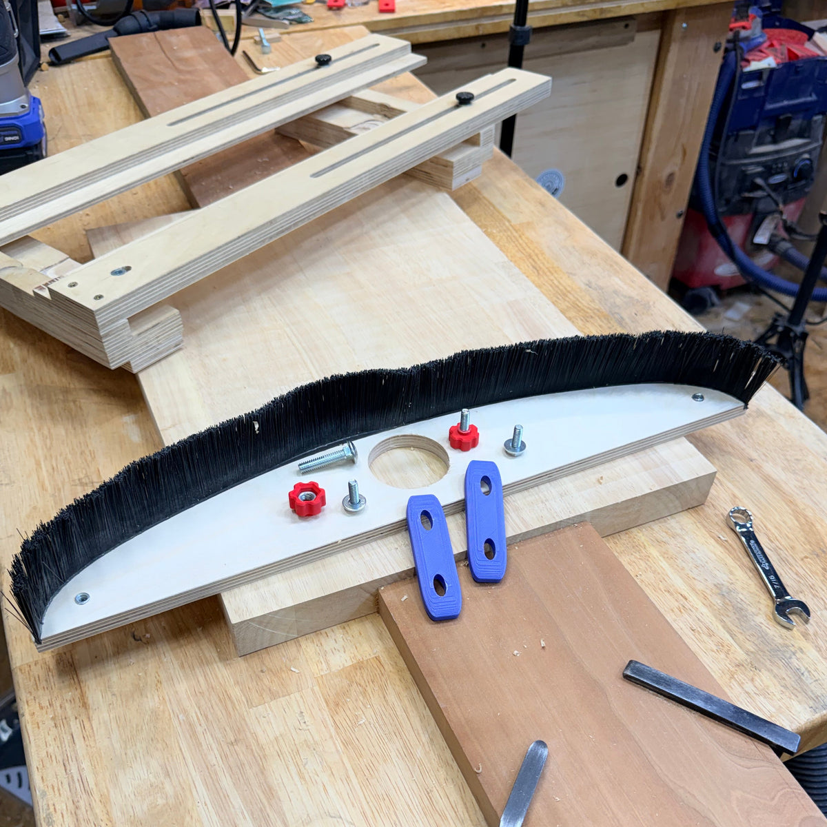 Dust Collection for Big Trim Flattening Sled