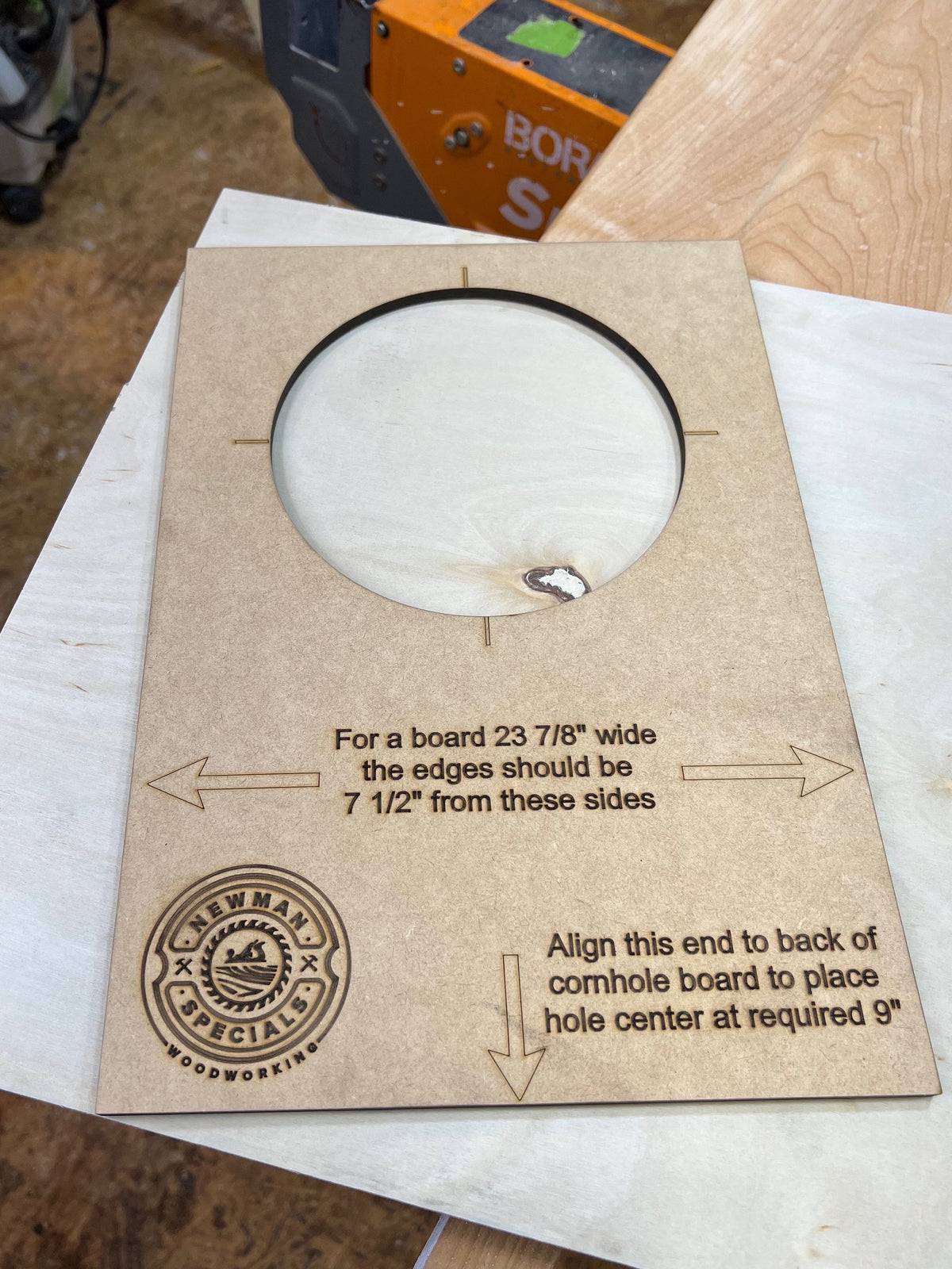 Cornhole Templates for Routers - Newman Specials Woodwork